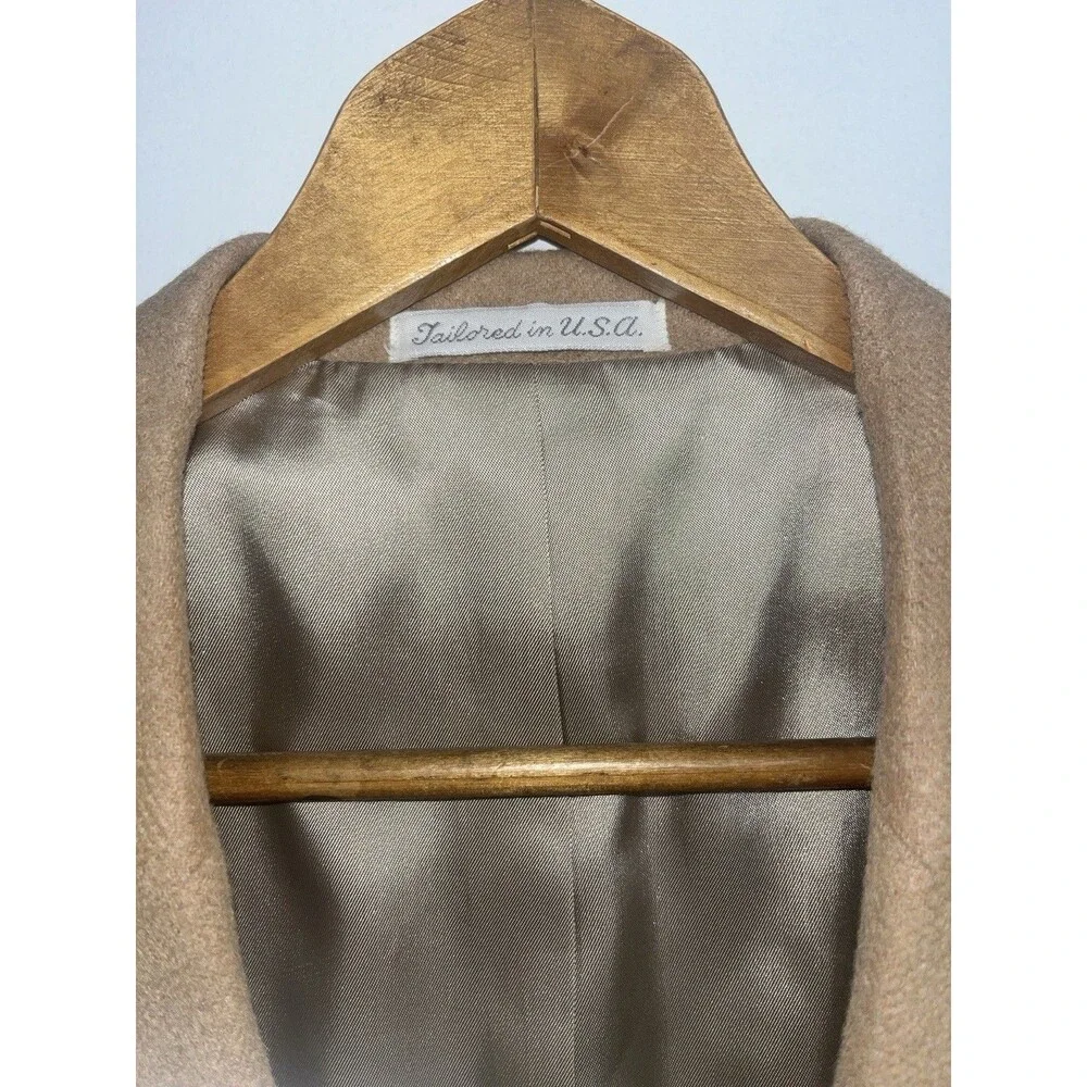Club Room Mens 100% Camel Hair Blazer 42R Sport Coat Old Money Tan Quiet Luxury